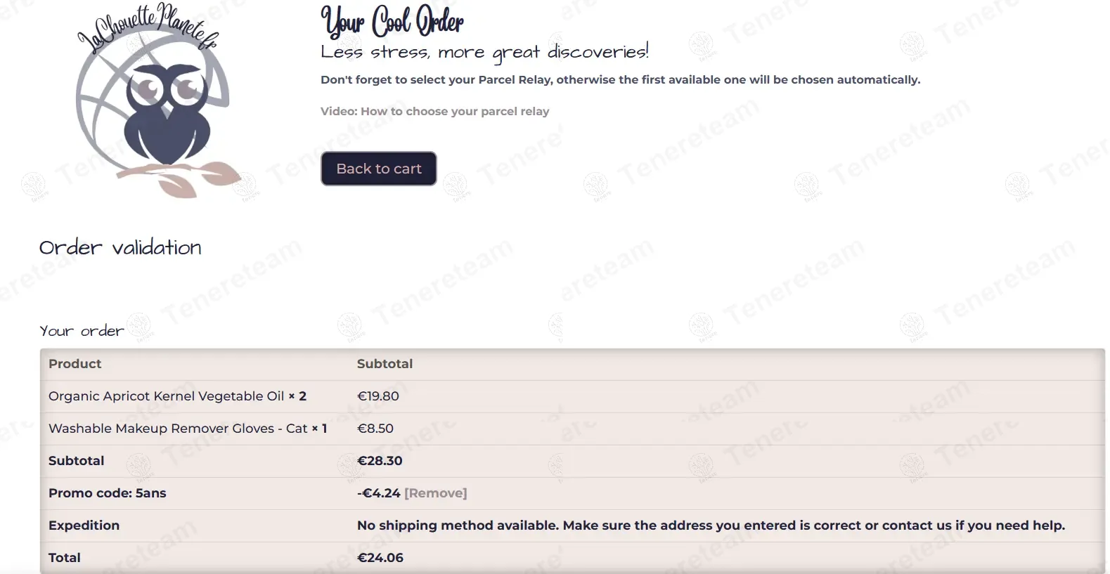 La Chouette Planete FR coupon code: 15% off with 5ans. Tested and valid as 11 months ago.