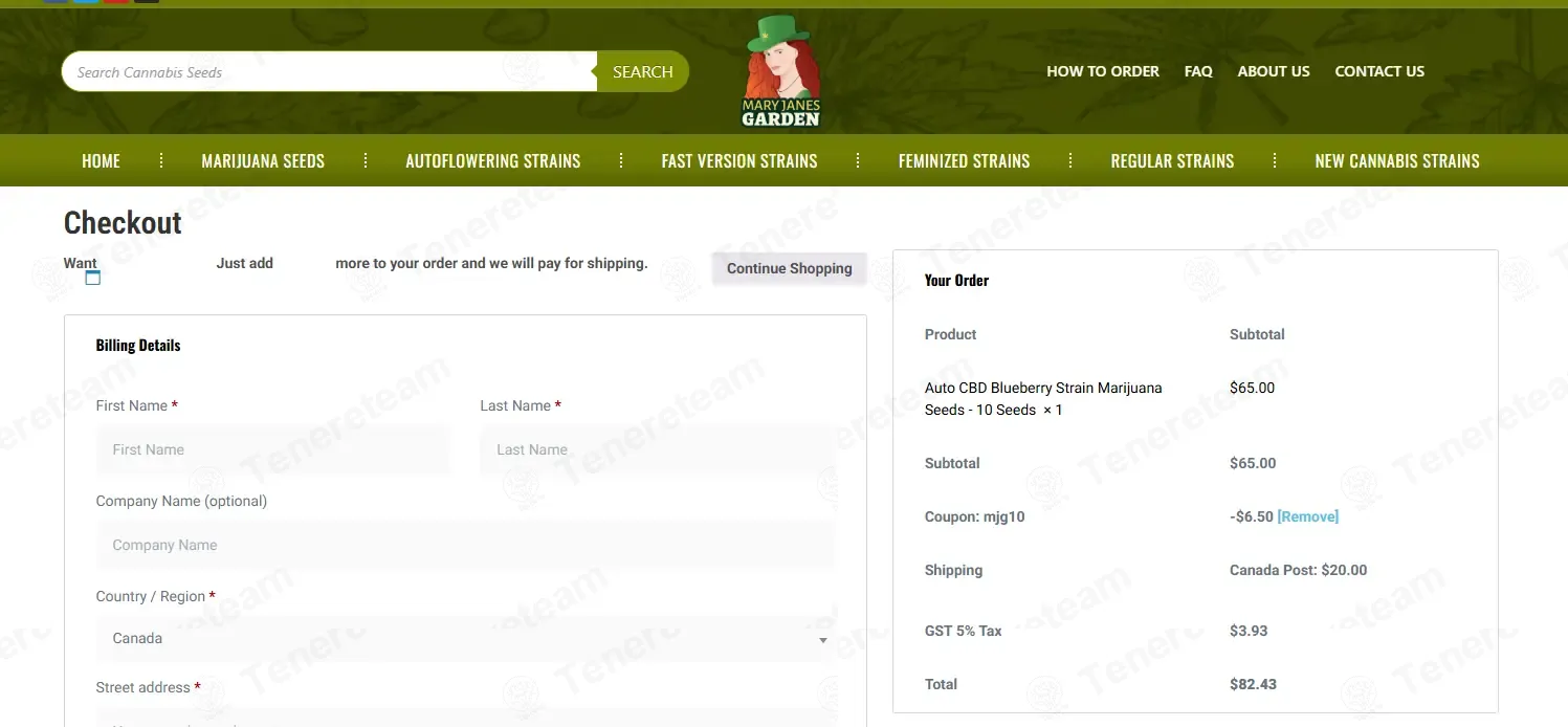 Mary Jane's Garden coupon code: 10% off with MJG10. Tested and valid as 6 days ago.