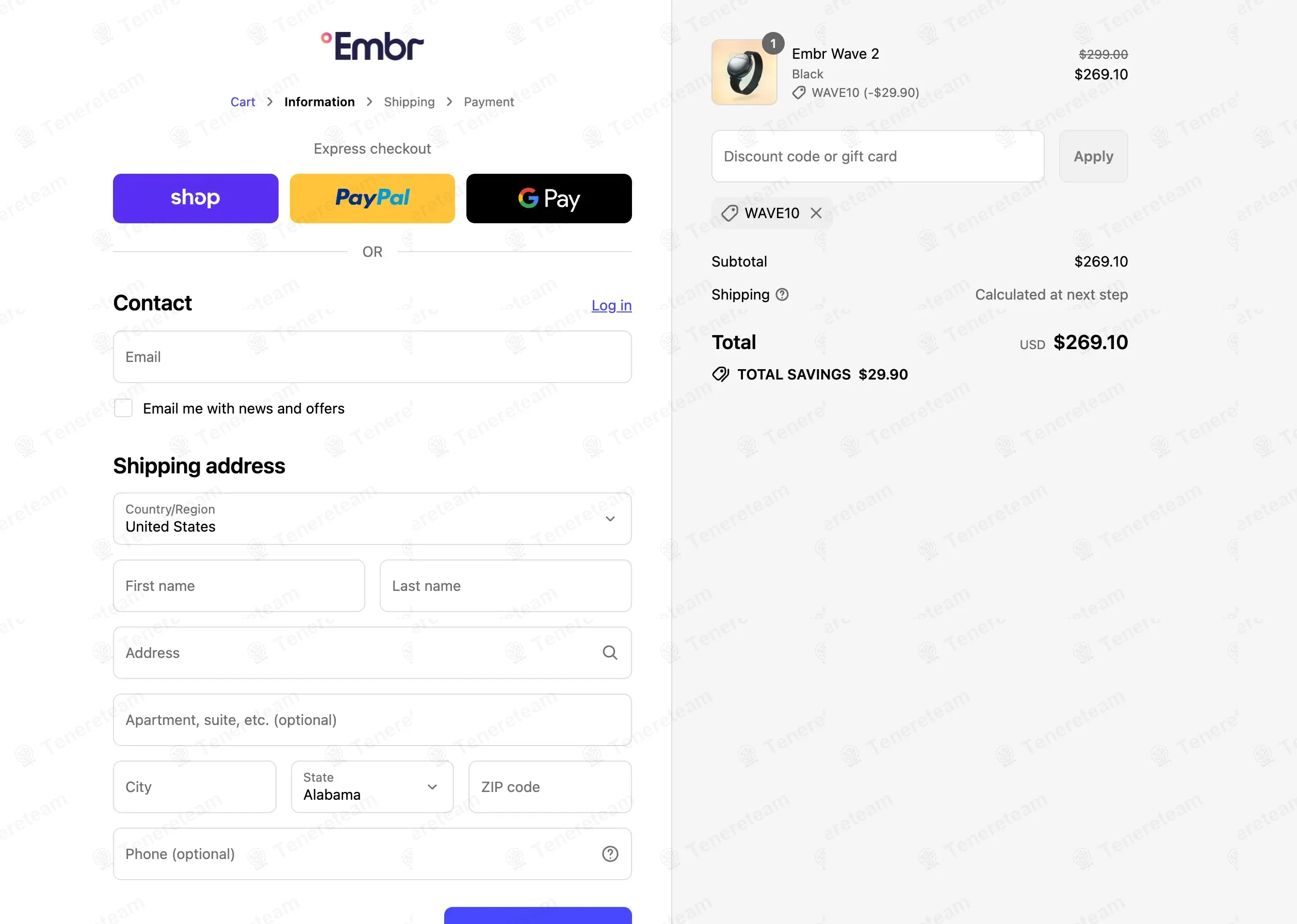 Embr Labs coupon code: 10% off with WAVE10. Tested and valid as 11 months ago.