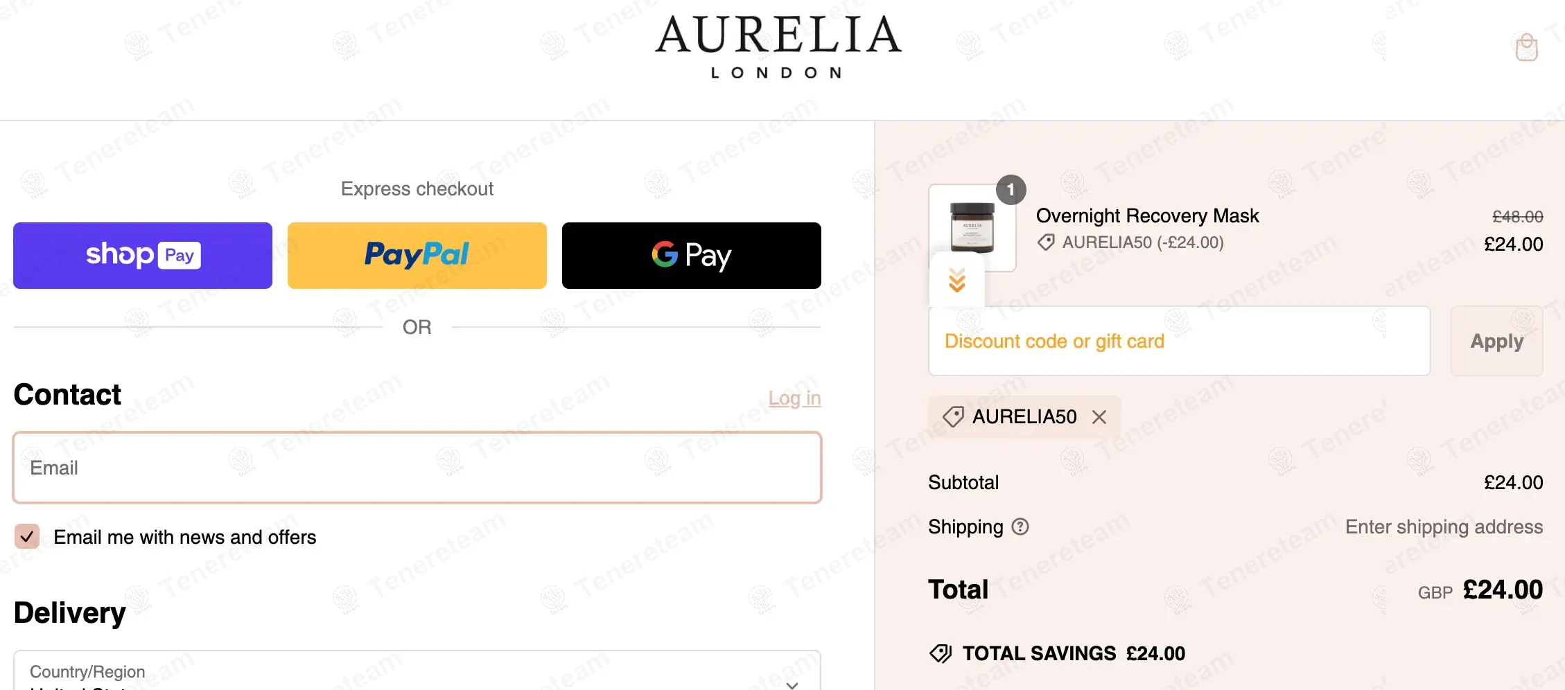 Aurelia Skincare coupon code: 50% off with AURELIA50. Tested and valid as 1 year ago.