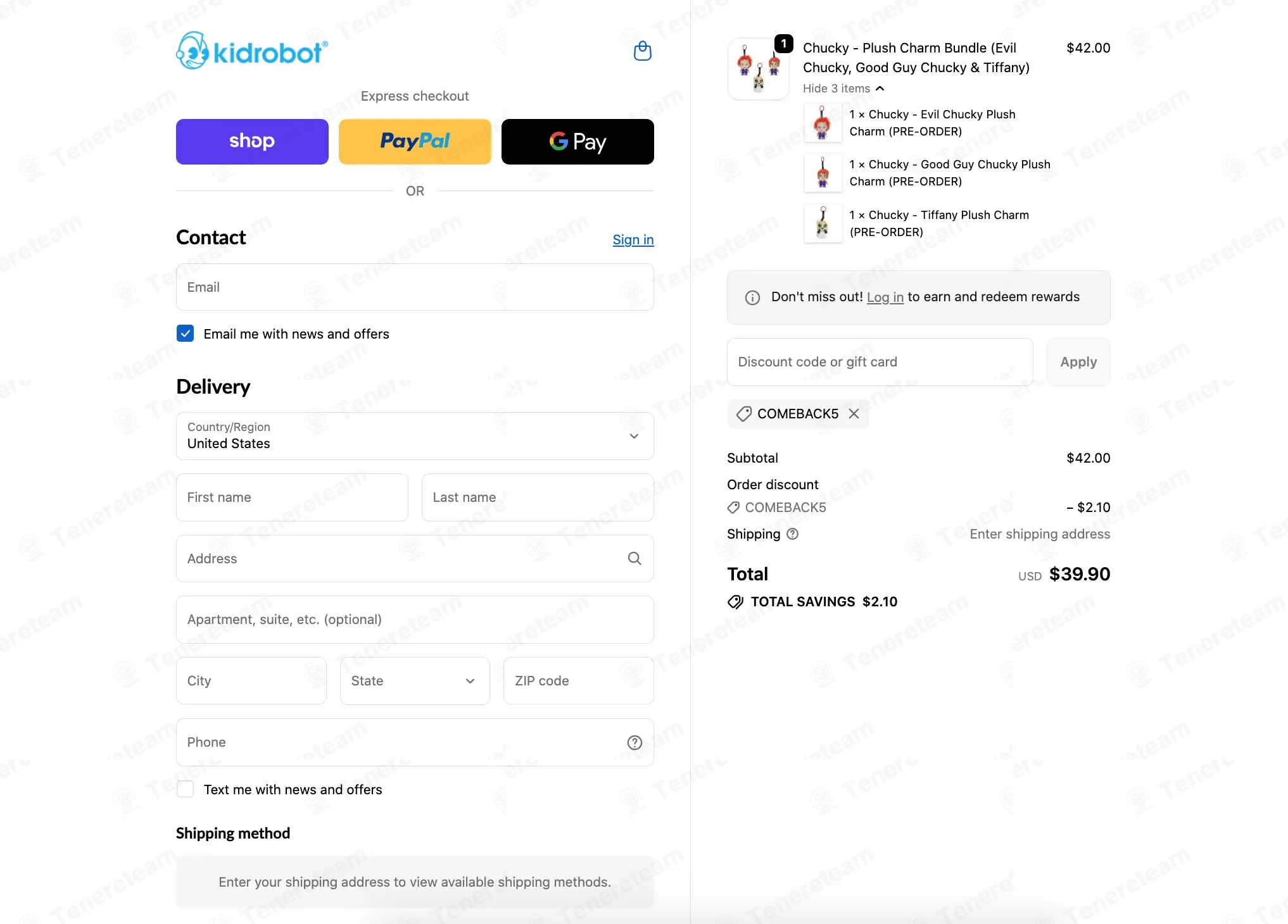 Kidrobot coupon code verified as working at checkout