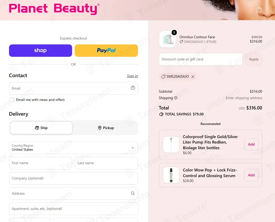 Planet Beauty coupon code: 20% off with SMS20AISIUO. Tested and valid as 3 weeks ago.