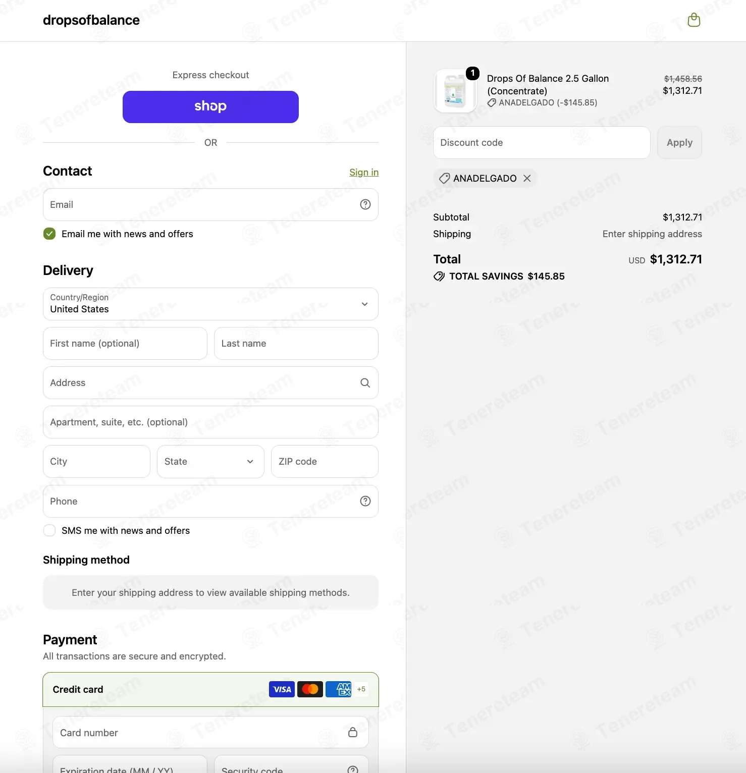 Drops Of Balance coupon code: 10% off with ANADELGADO. Tested and valid as 1 month ago.