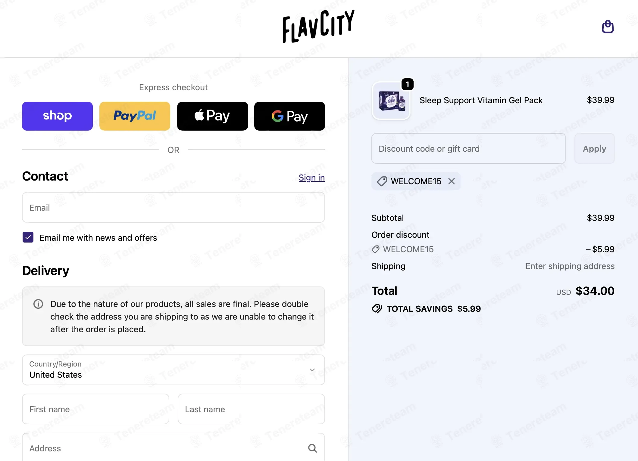 Flavcity Shop coupon code: 15% off with WELCOME15. Tested and valid as 1 month ago.