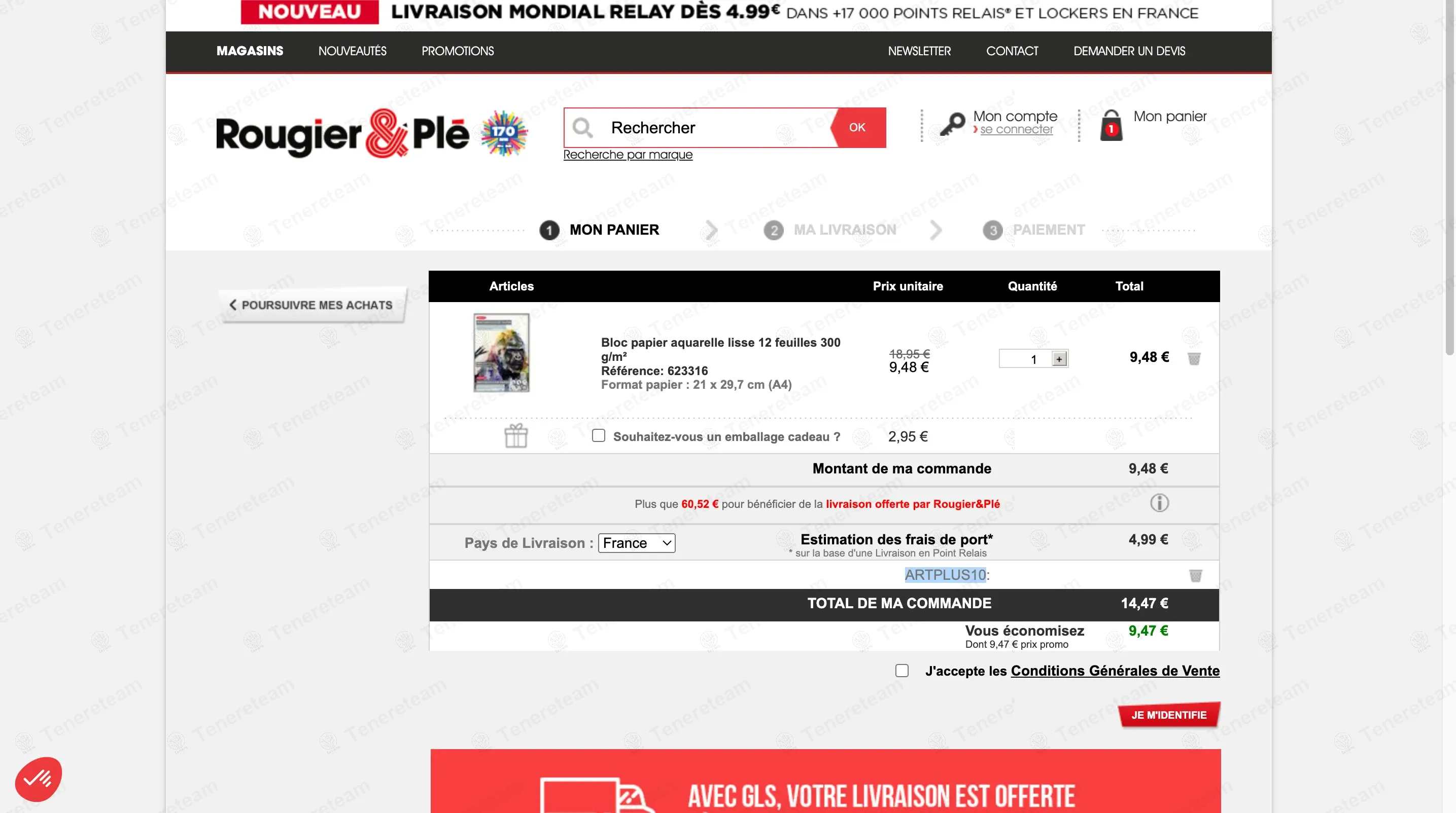 Rougier-ple FR coupon code: 10% off with ARTPLUS10. Tested and valid as 11 months ago.