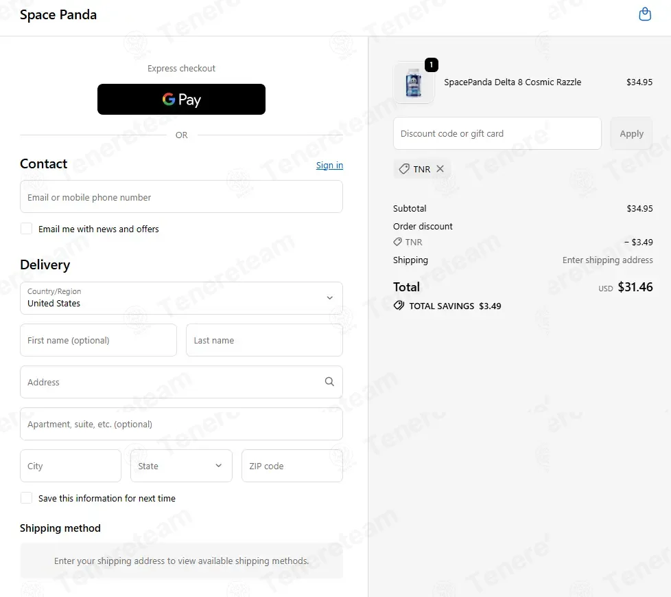Space Panda coupon code: 10% off with TNR. Tested and valid as 1 month ago.