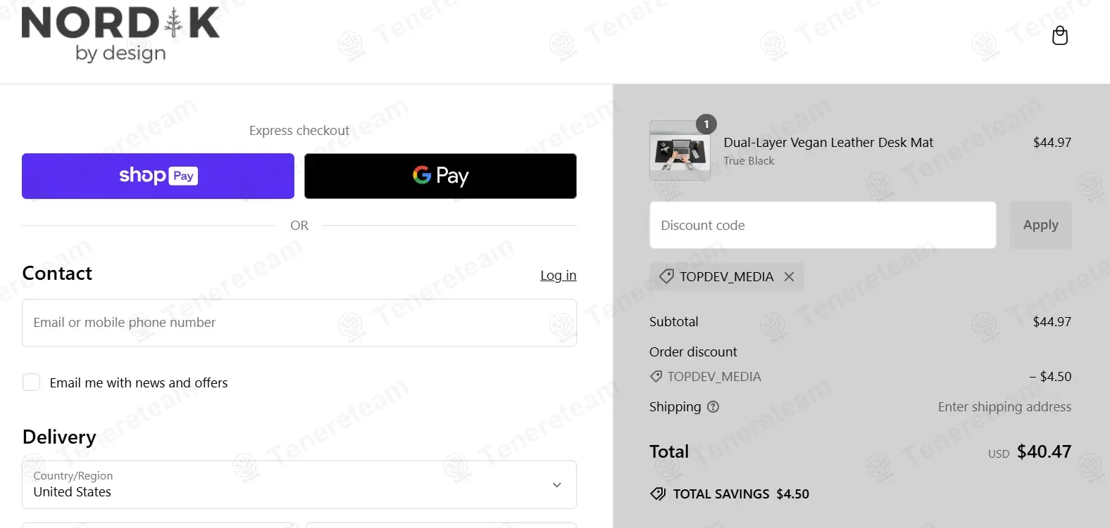 Nordik By Design coupon code: 10% off with TOPDEV_MEDIA. Tested and valid as 1 year ago.