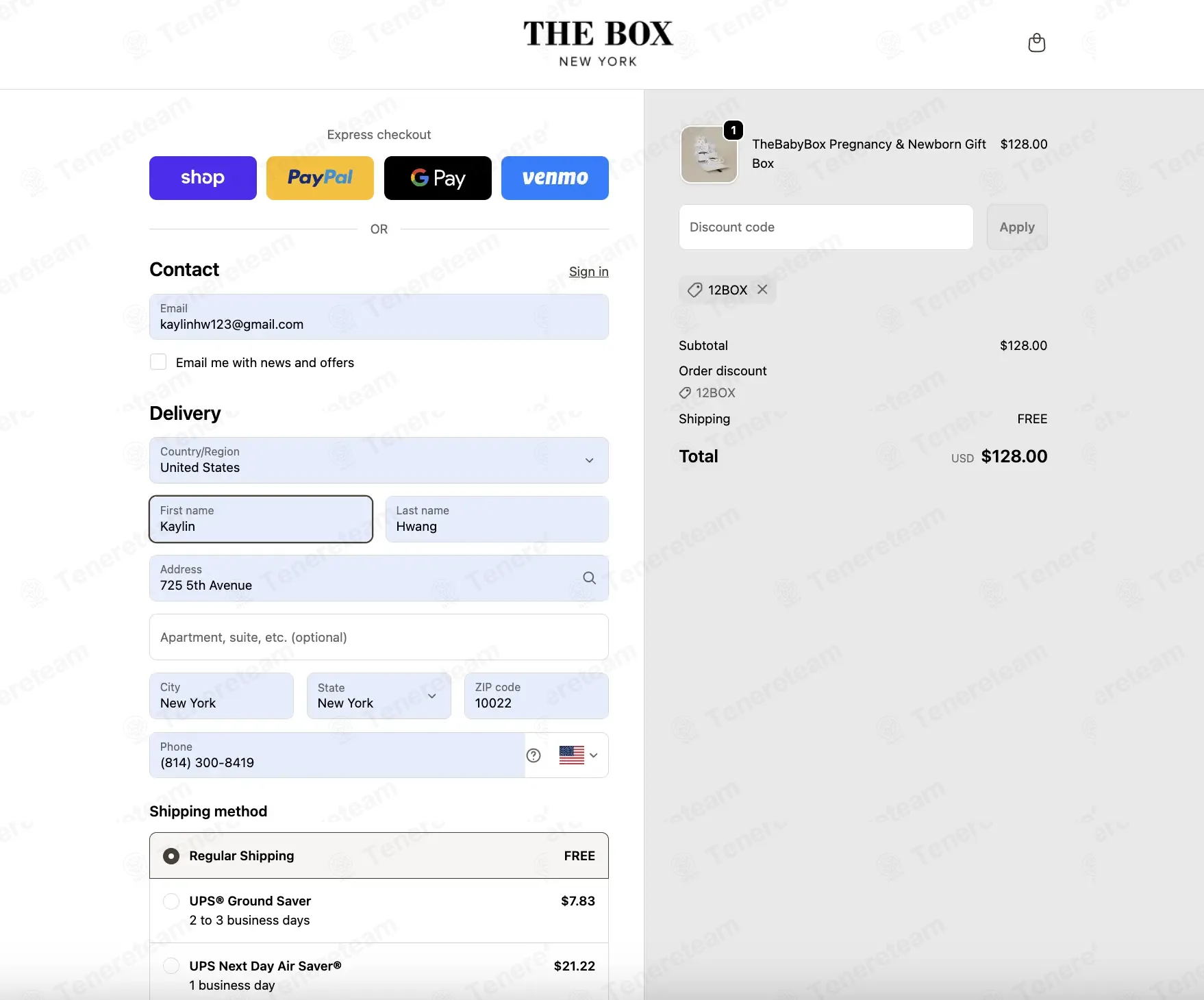 The Box NY coupon code: Sale off with 12box. Tested and valid as 4 weeks ago.