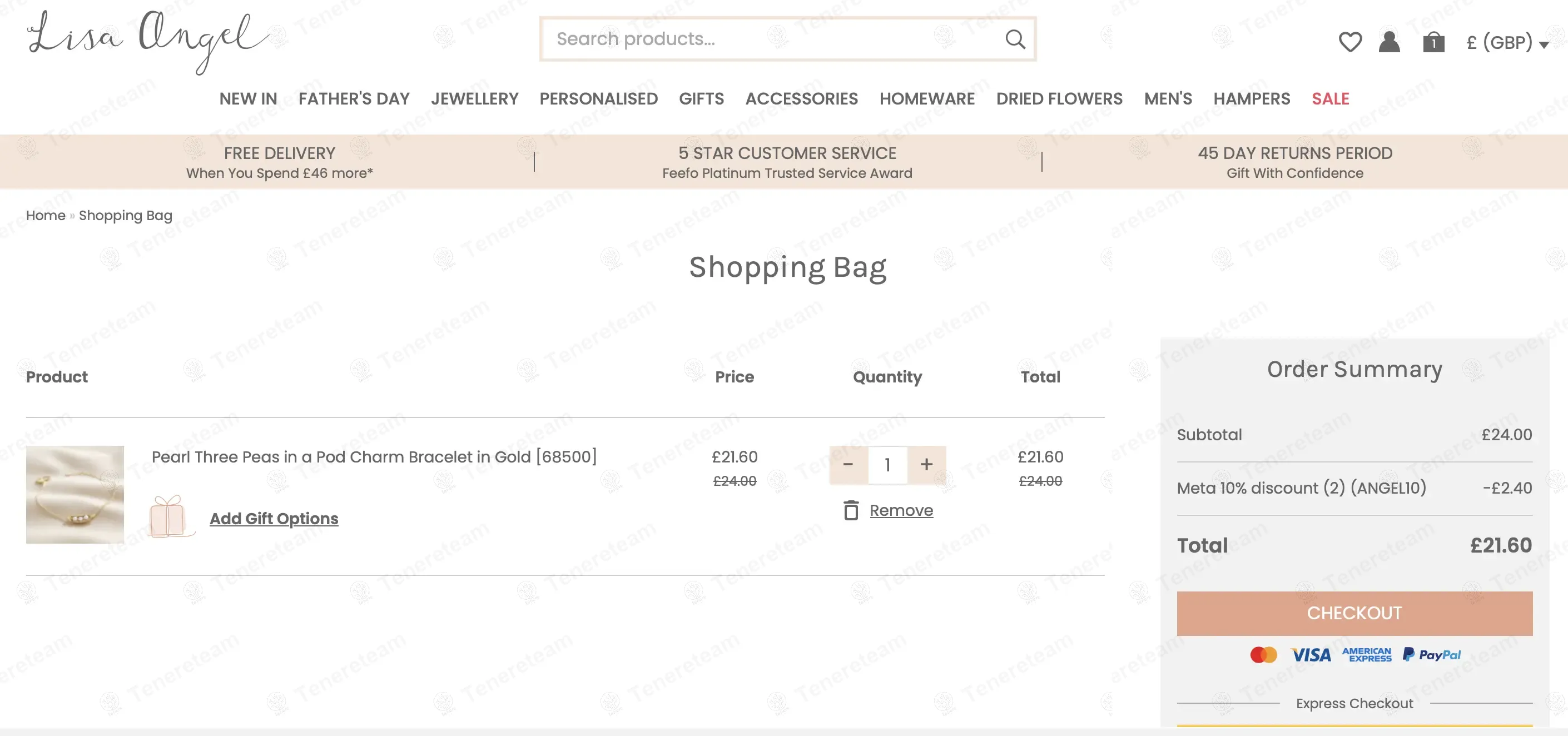 Lisa Angel Jewellery coupon code: 10% off with angel10. Tested and valid as 1 year ago.