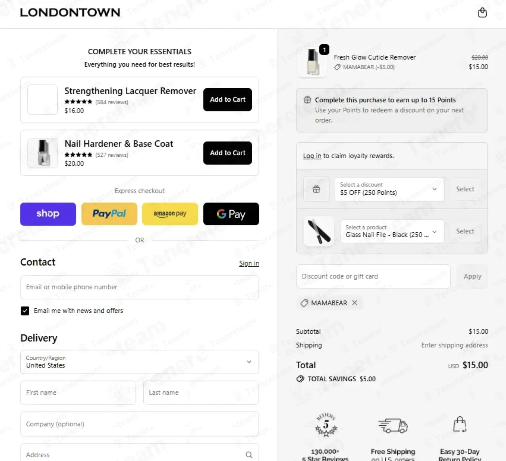 Londontown USA coupon code verified as working at checkout