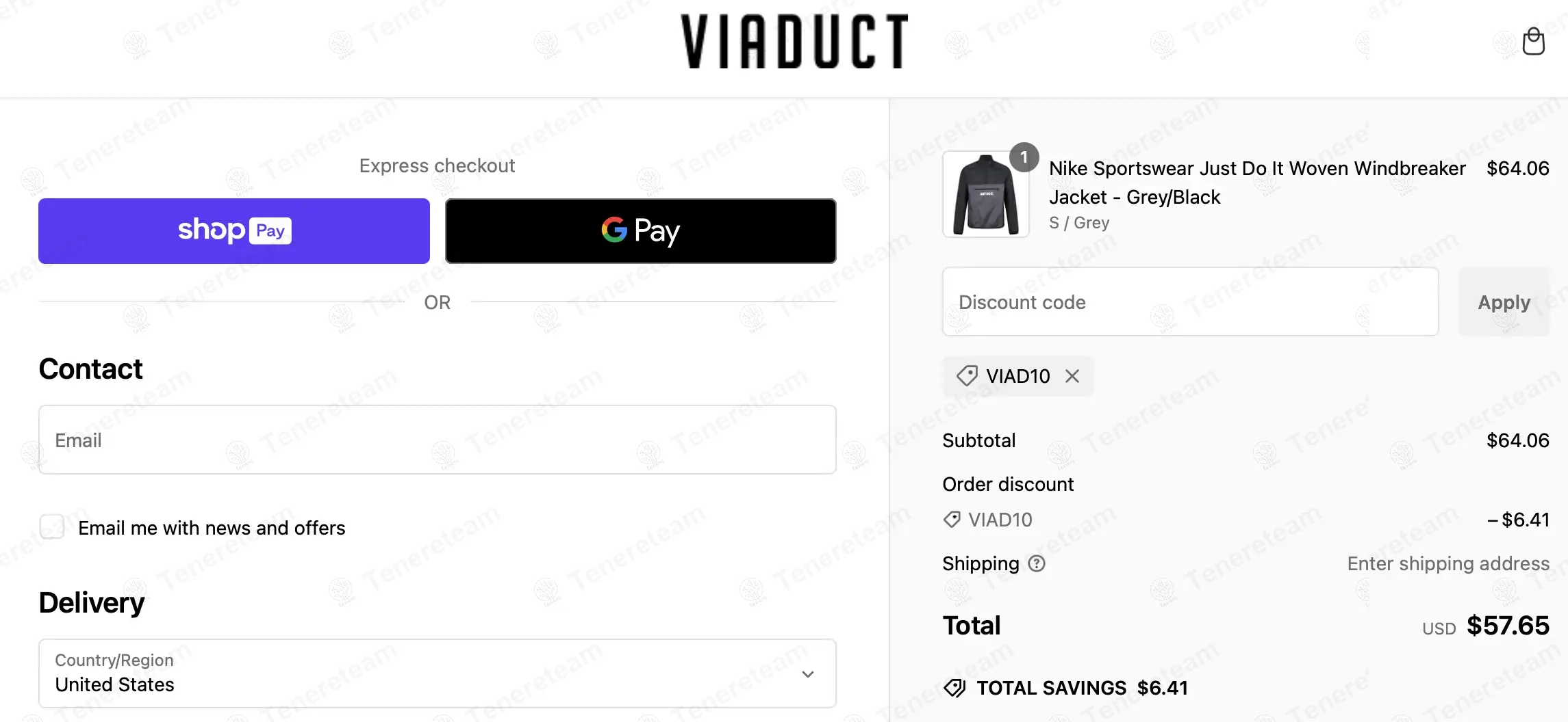 Viaduct Clothing coupon code: 10% off with viad10. Tested and valid as 1 year ago.
