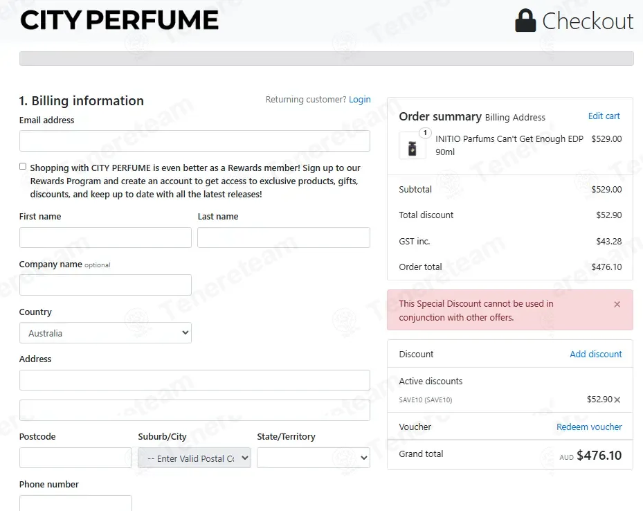 City Perfume coupon code: 10% off with SAVE10. Tested and valid as 5 months ago.