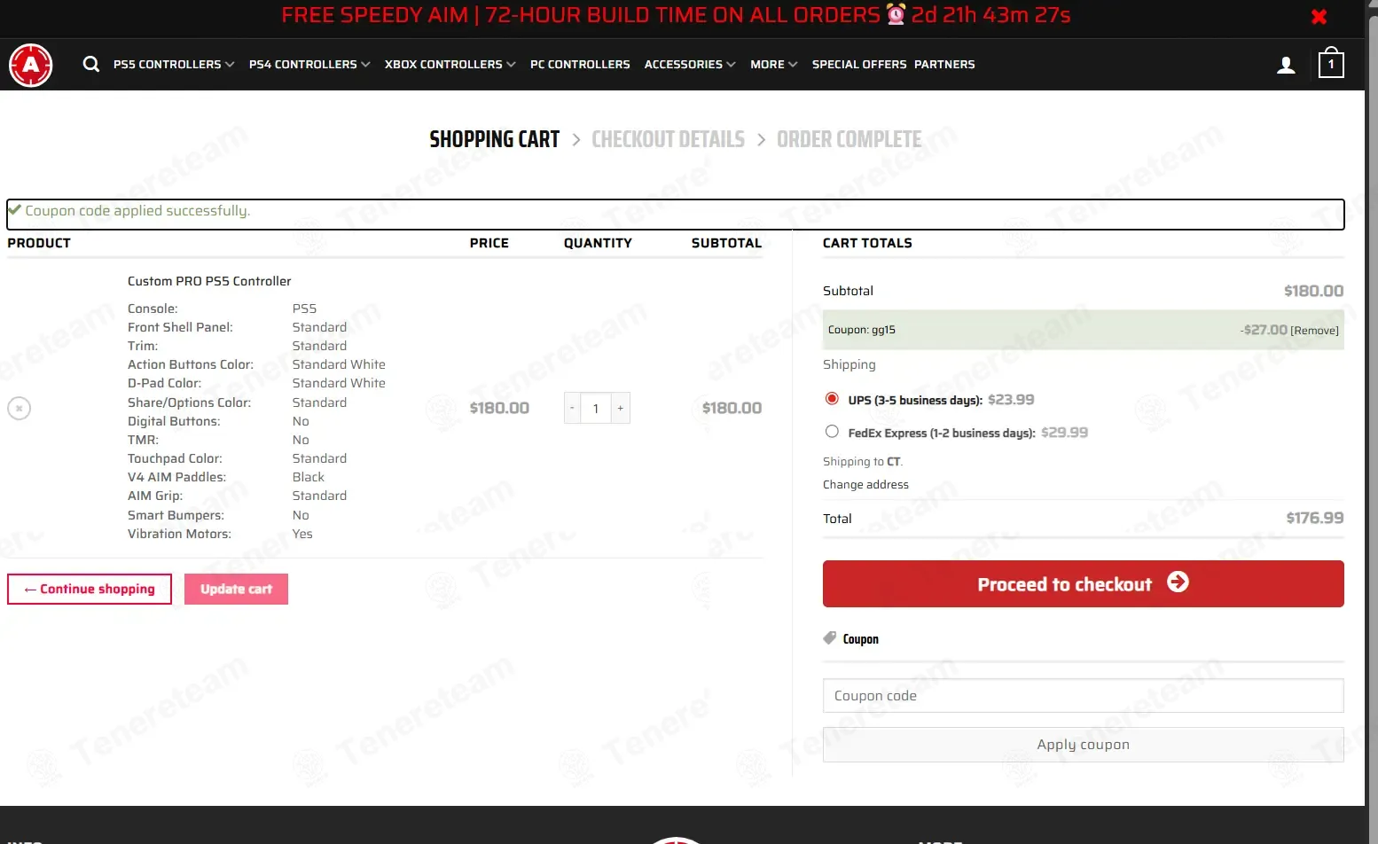 Aimcontrollers coupon code verified as working at checkout