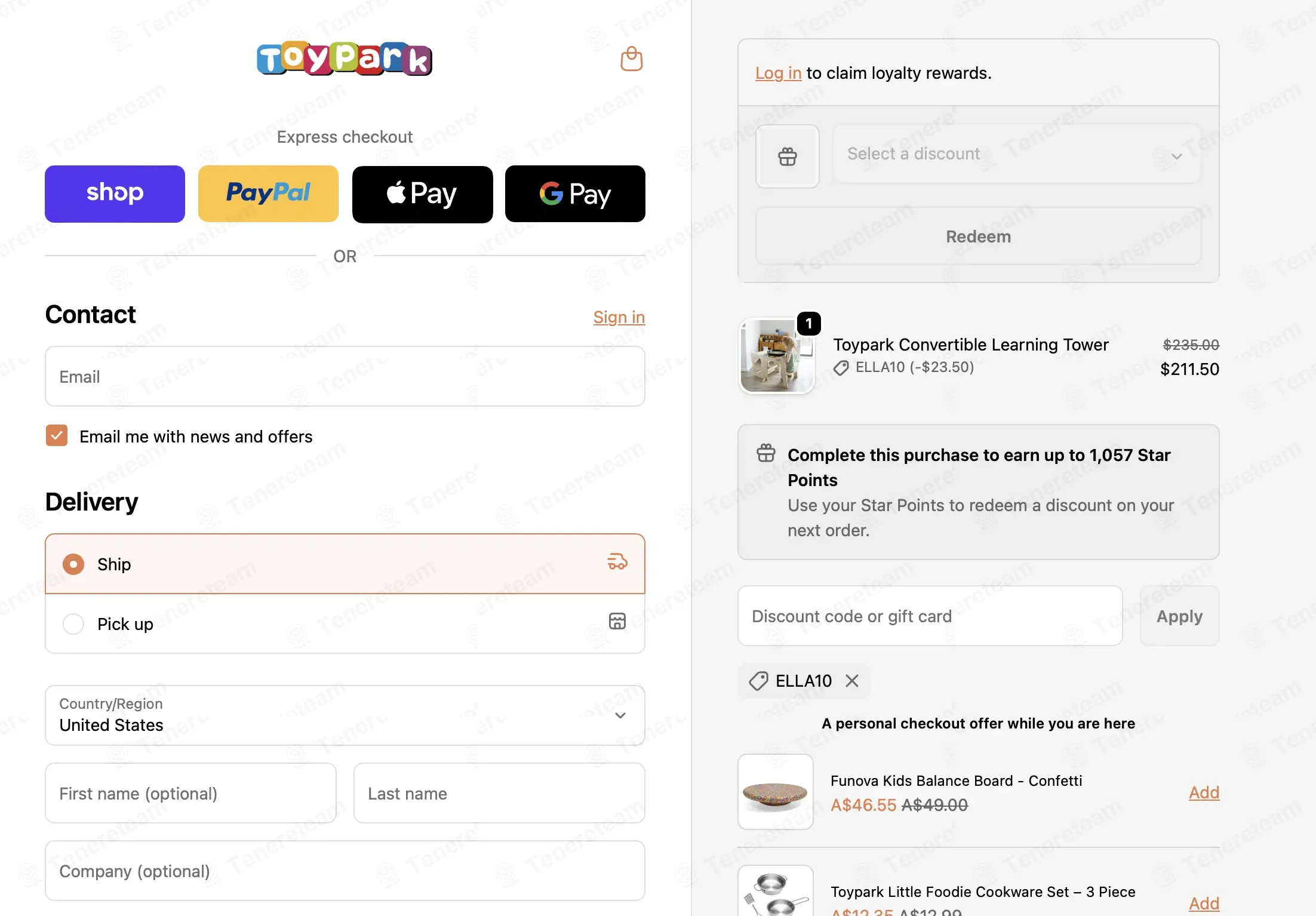 Toy Park Australia coupon code: 10% off with ELLA10. Tested and valid as 2 months ago.
