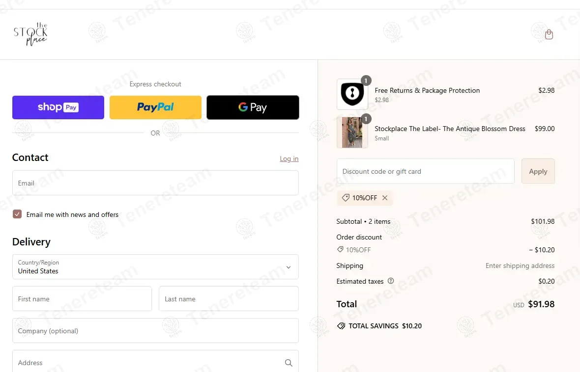 The Stockplace coupon code: 10% off with 10%OFF. Tested and valid as 1 year ago.