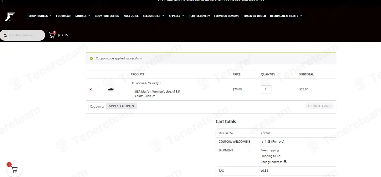 FP Footwear coupon code: 15% off with WELCOME15. Tested and valid as 2 weeks ago.
