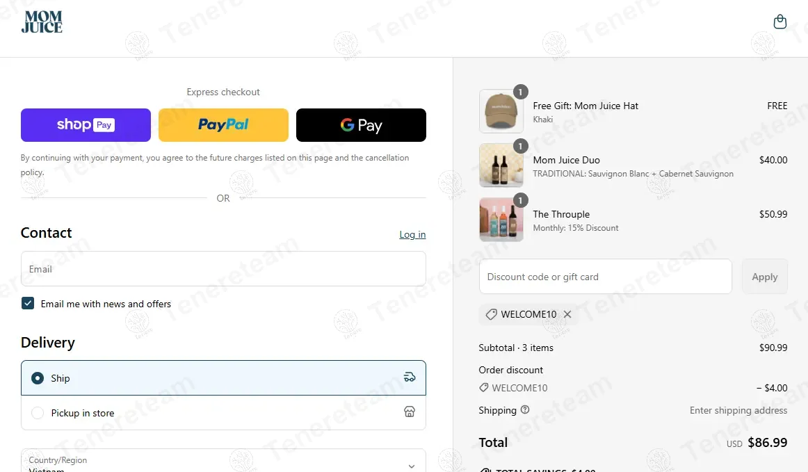 Mom Juice coupon code: 10% off with WELCOME10. Tested and valid as 1 year ago.
