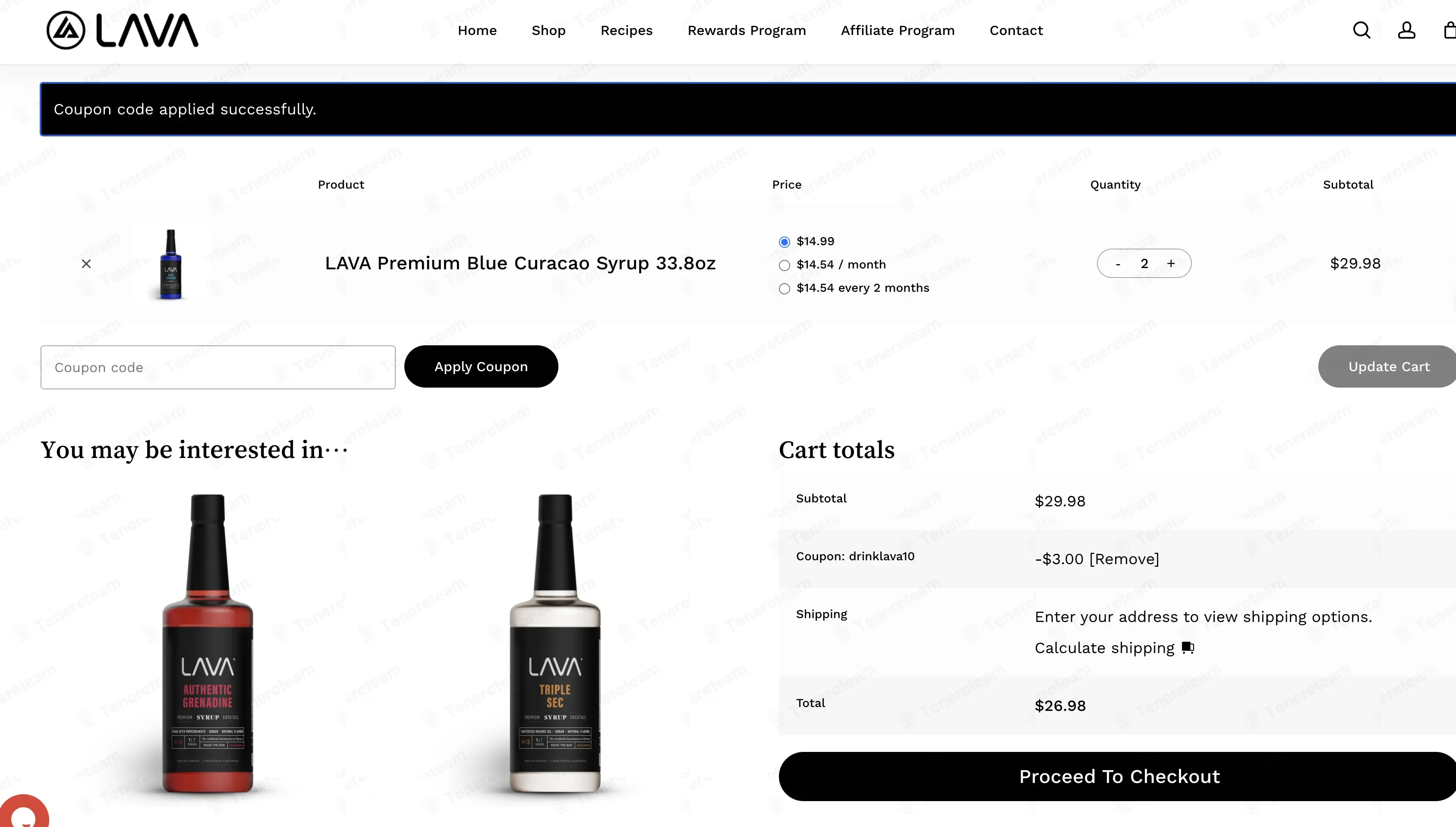 LAVA Craft Cocktail Co. coupon code: 10% off with DRINKLAVA10. Tested and valid as 1 month ago.