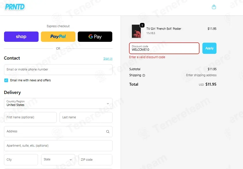 PosterTok coupon code: 10% off with WELCOME10. Tested and valid as 3 months ago.