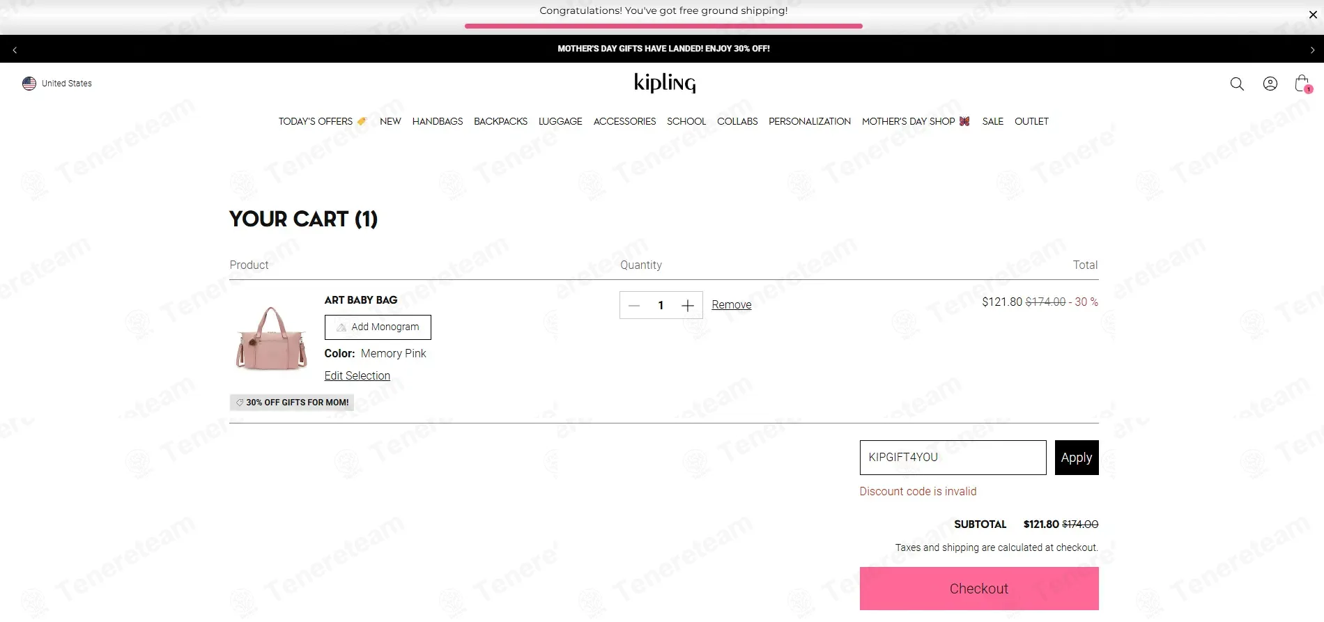 Kipling Usa coupon code: 20% off with KIPGIFT4YOU. Tested and valid as 1 month ago.