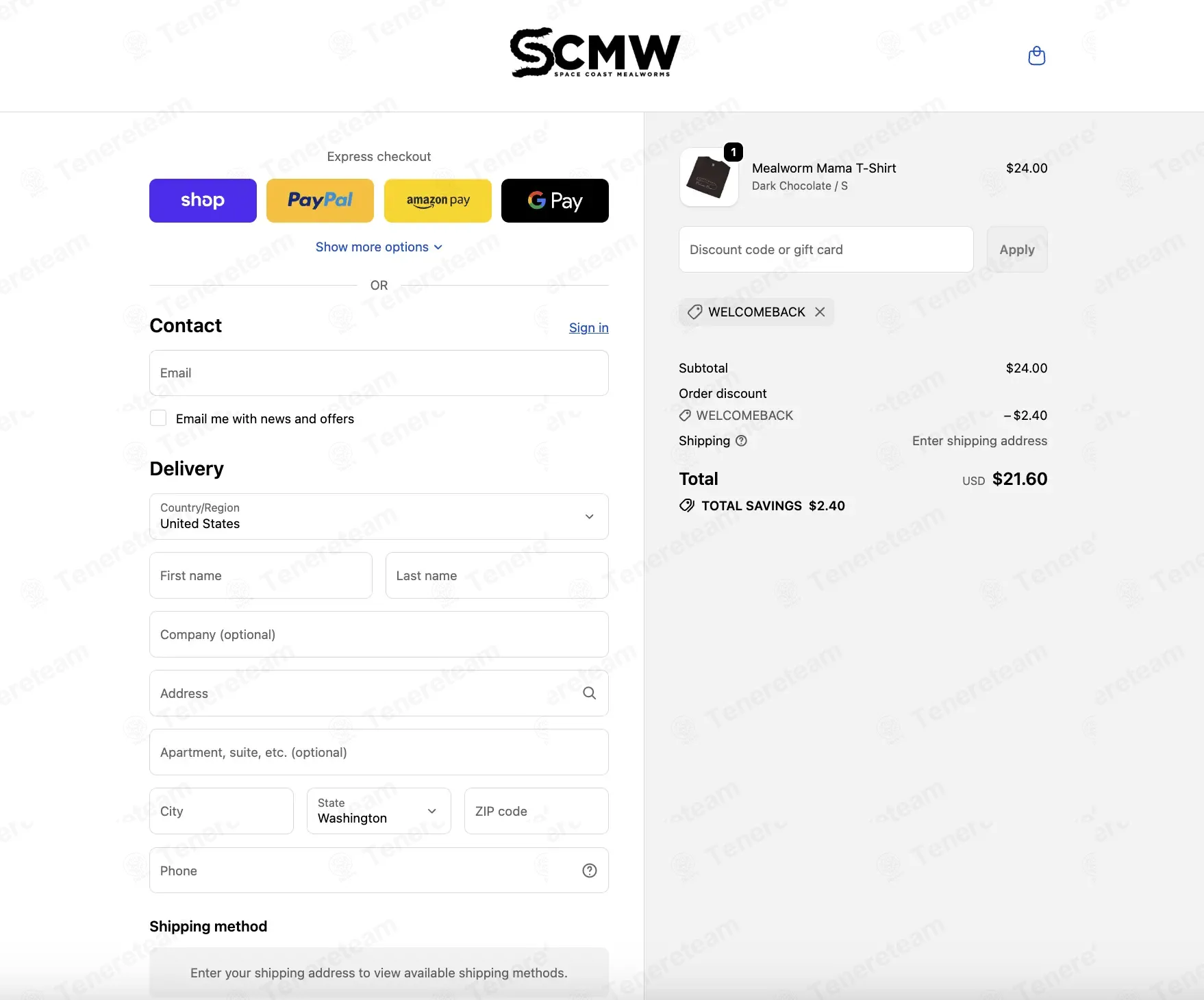 Space Coast Mealworms coupon code: 10% off with WELCOMEBACK. Tested and valid as 1 week ago.