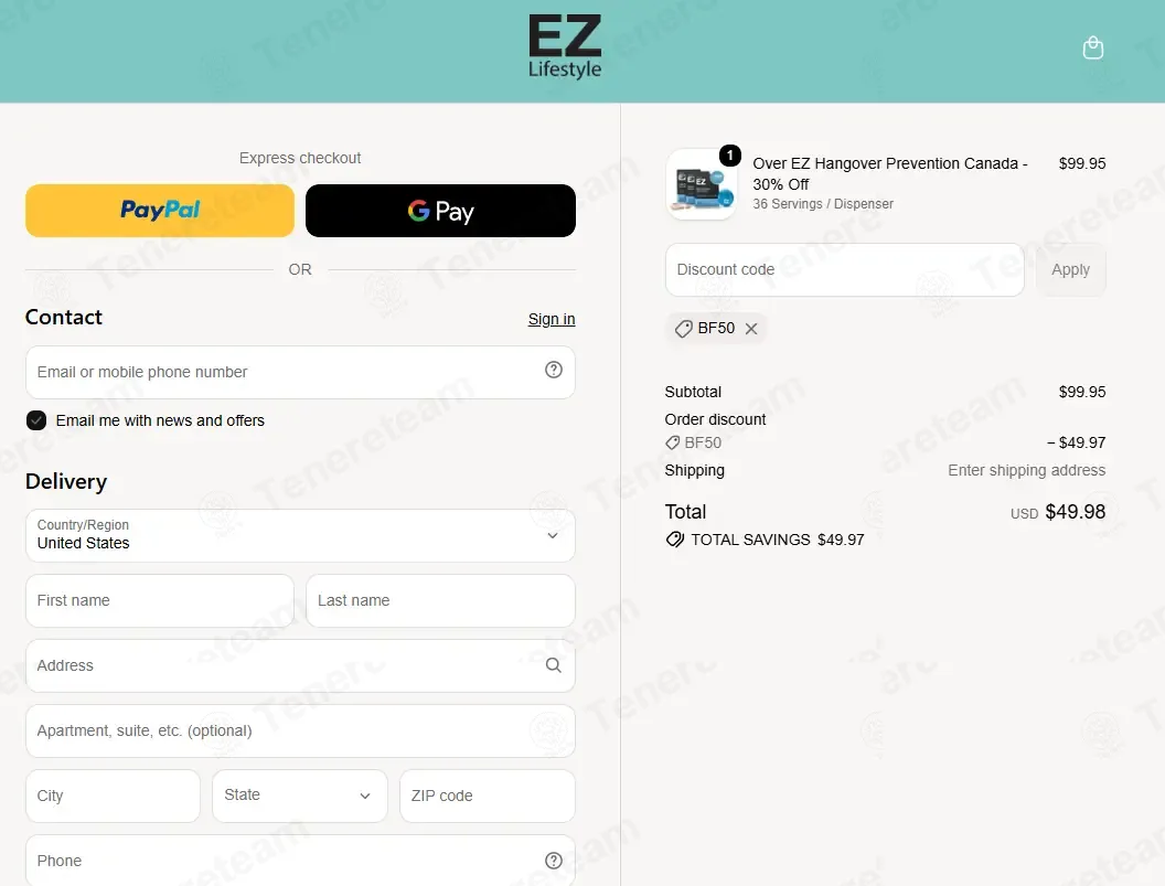 Ez Lifestyle coupon code: 50% off with BF50. Tested and valid as 2 weeks ago.