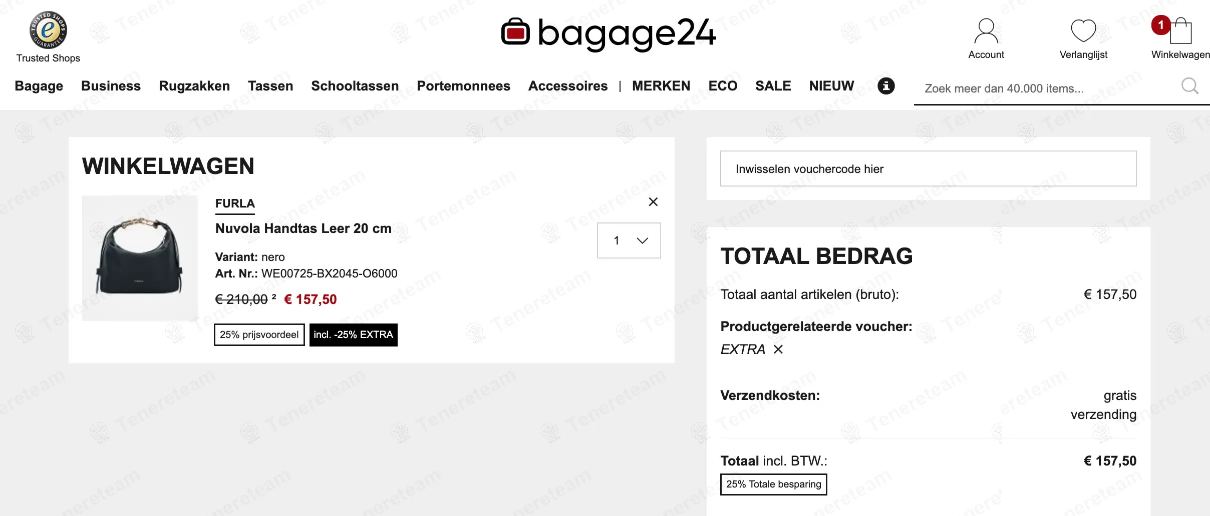 Bagage24 NL coupon code: 25% off with EXTRA. Tested and valid as 1 year ago.