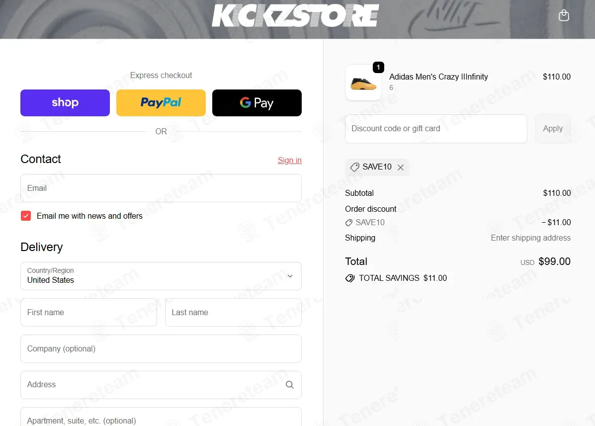 Kickz Store coupon code: 10% off with SAVE10. Tested and valid as 2 weeks ago.