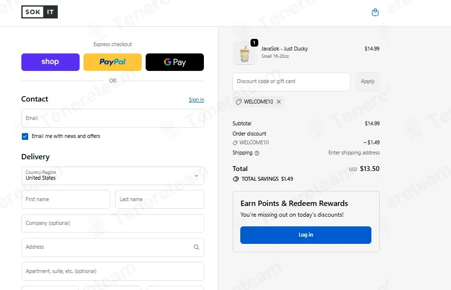 Sok It coupon code: 10% off with WELCOME10. Tested and valid as 3 months ago.