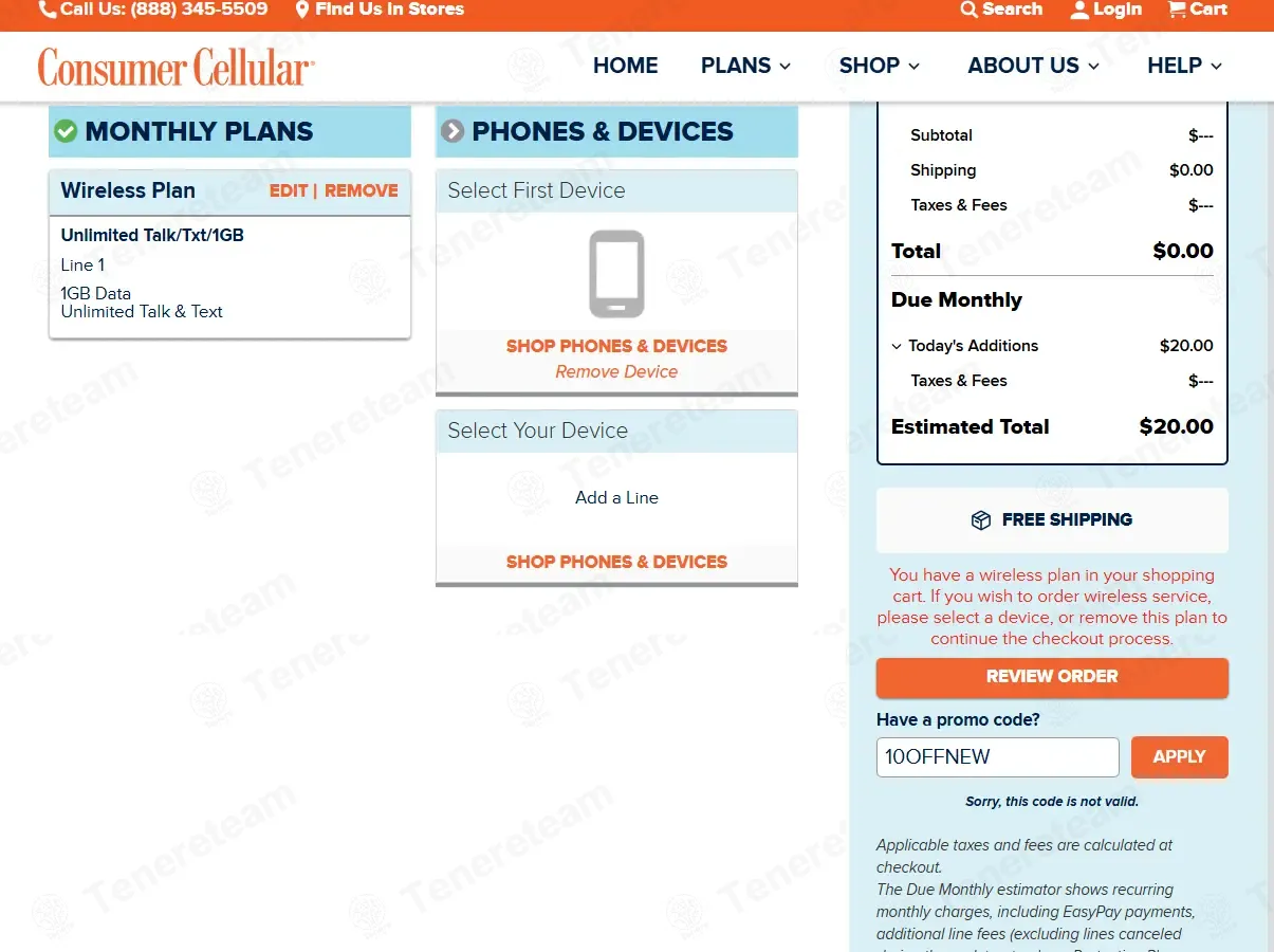 Consumer Cellular coupon code: $10 off with 10OFFNEW. Tested and valid as 1 week ago.