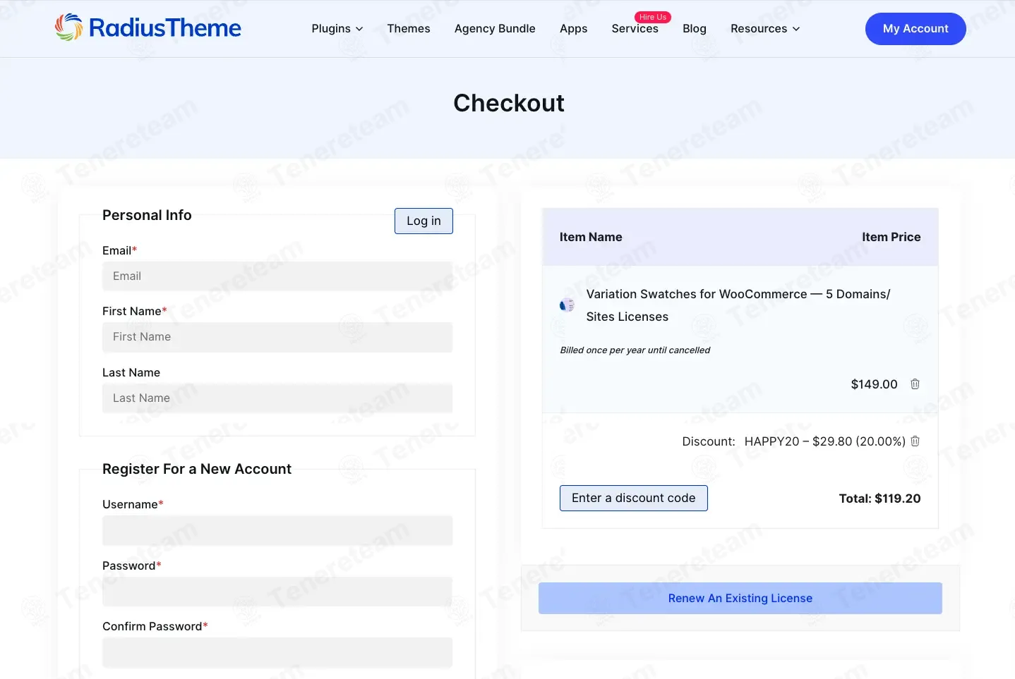 RadiusTheme coupon code: 20% off with HAPPY20. Tested and valid as 1 month ago.