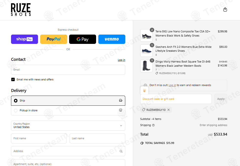 Ruze Shoes coupon code: 10% off with RUZEWEEKLY10. Tested and valid as 1 year ago.