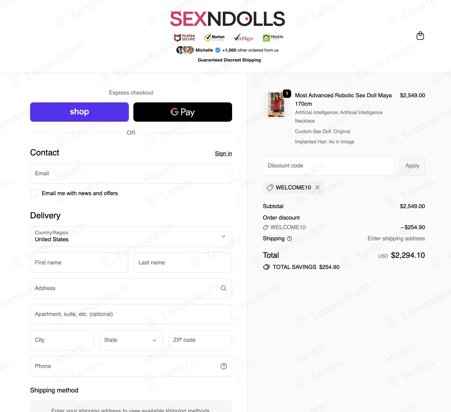 55% OFF Sex N Dolls Coupon Codes