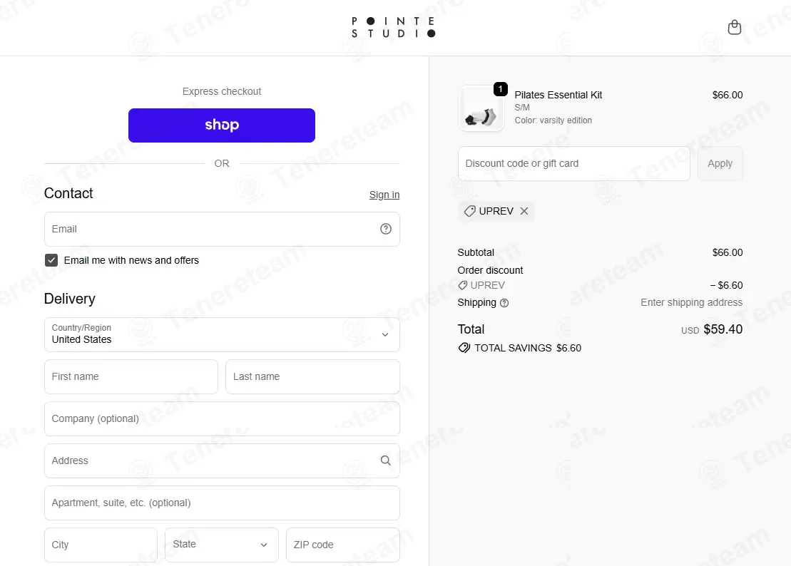 Pointe Studio coupon code: 10% off with UPREV. Tested and valid as 1 month ago.