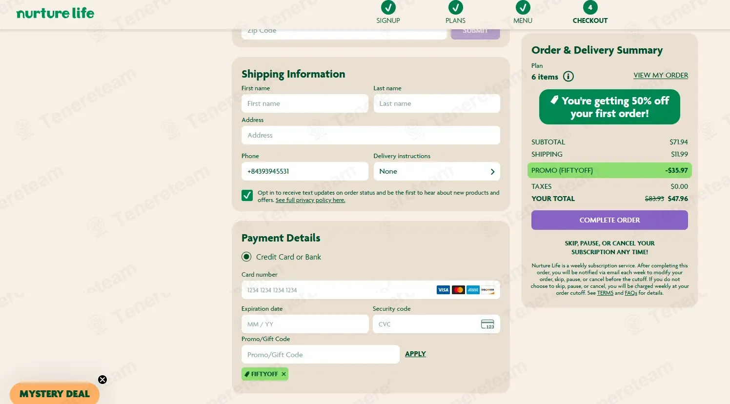 Nurture Life coupon code: 50% off with FIFTYOFF. Tested and valid as 2 weeks ago.