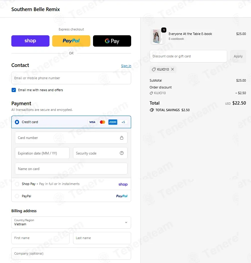 Southern Belle Remix coupon code: 10% off with KUJO10. Tested and valid as 1 month ago.