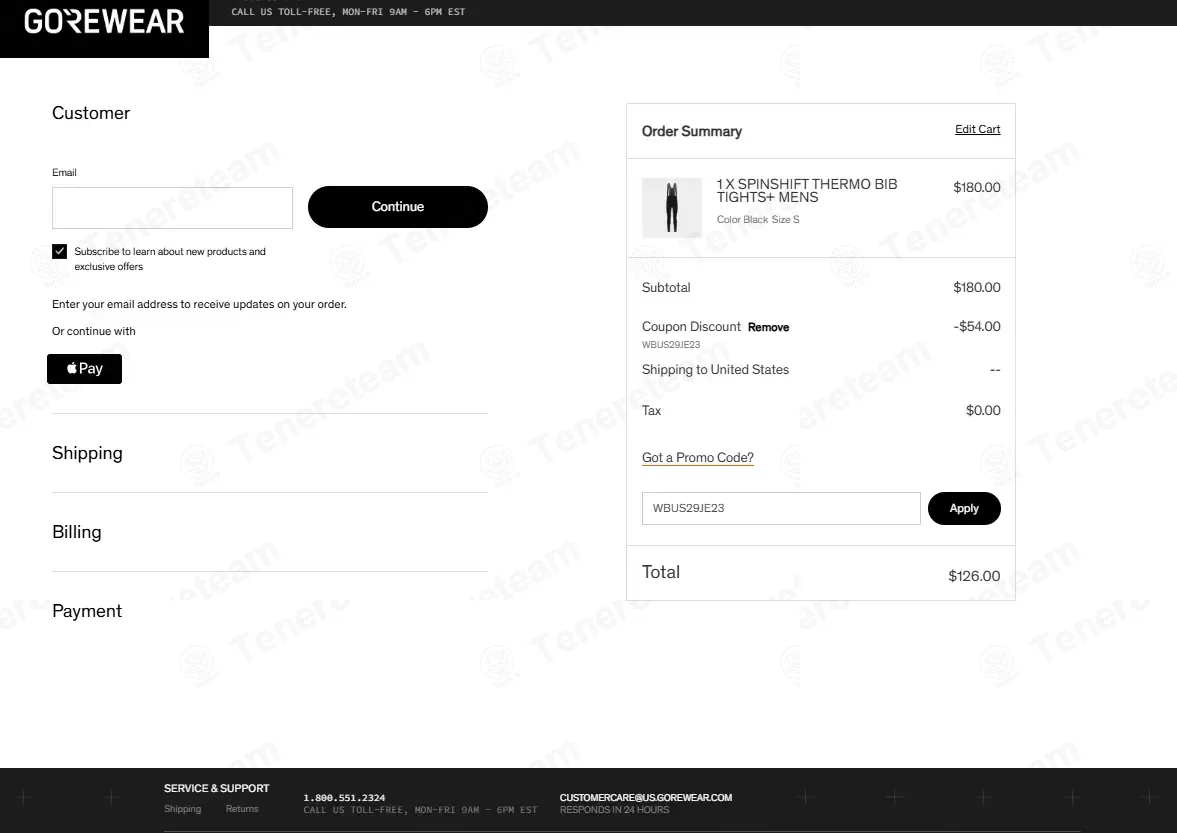 Gore Wear coupon code: 30% off with WBUS29JE23. Tested and valid as 6 months ago.