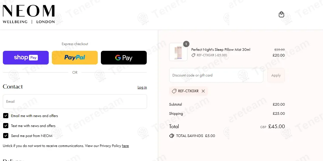 Neomorganics coupon code: 20% off with REF-CTXGXR. Tested and valid as 9 months ago.