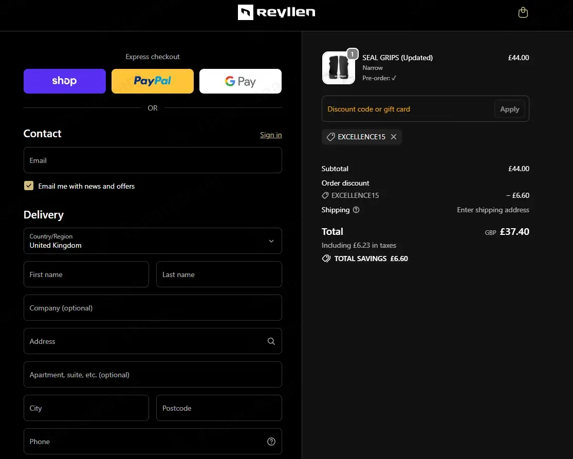 Reyllen Fitness coupon code: 15% off with EXCELLENCE15. Tested and valid as 1 month ago.