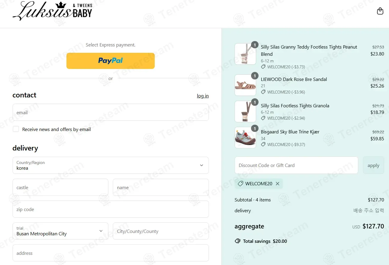 Luksusbaby KR coupon code: 15% off with WELCOME20. Tested and valid as 1 year ago.