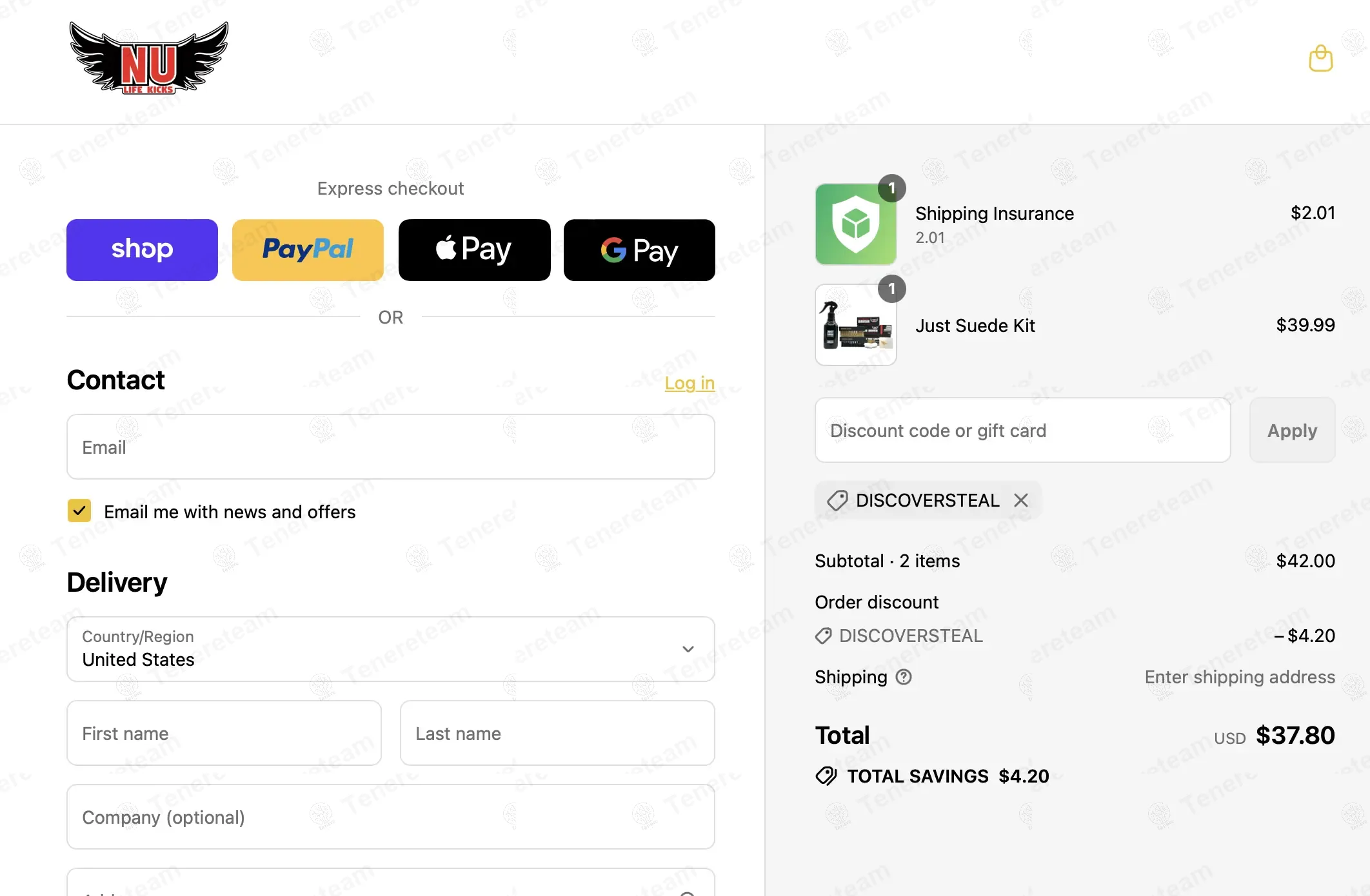 NuLife Kicks coupon code: 10% off with DISCOVERSTEAL. Tested and valid as 11 months ago.