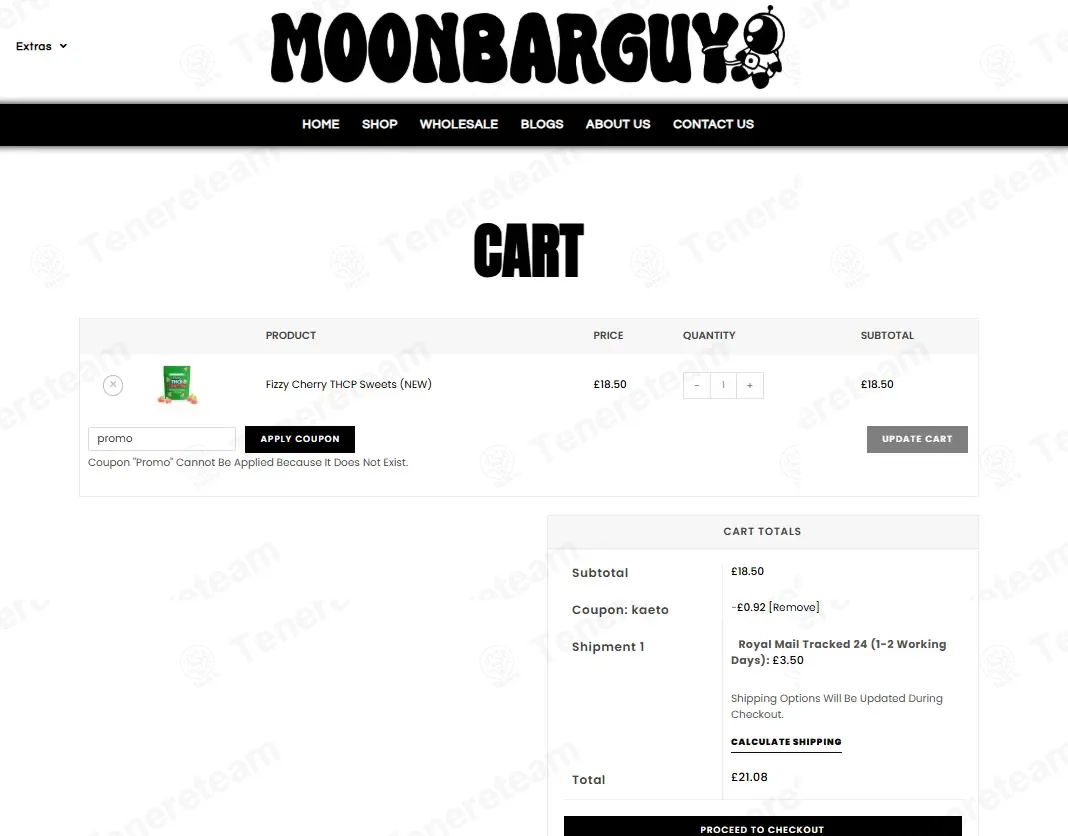 Moonbarguy coupon code: 10% off with promo. Tested and valid as 3 months ago.
