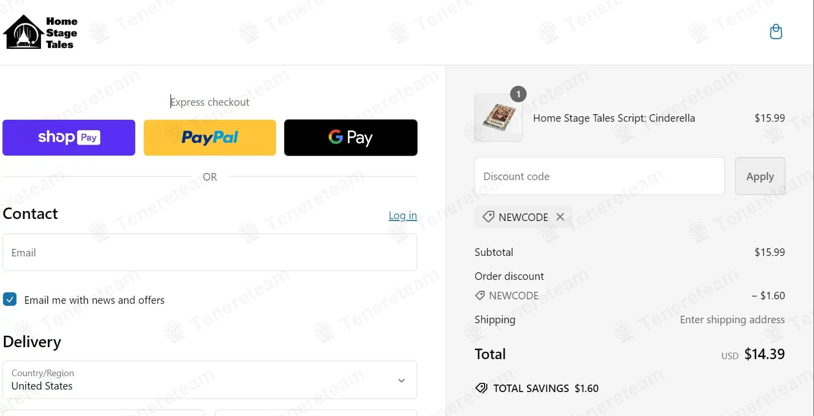 Home Stage Tales coupon code: 10% off with NEWCODE. Tested and valid as 1 year ago.
